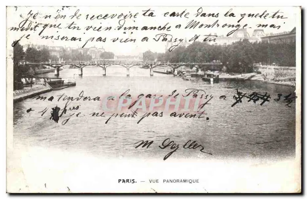 Paris — Vista panorâmica — editor Paris, n°1 - Frente
