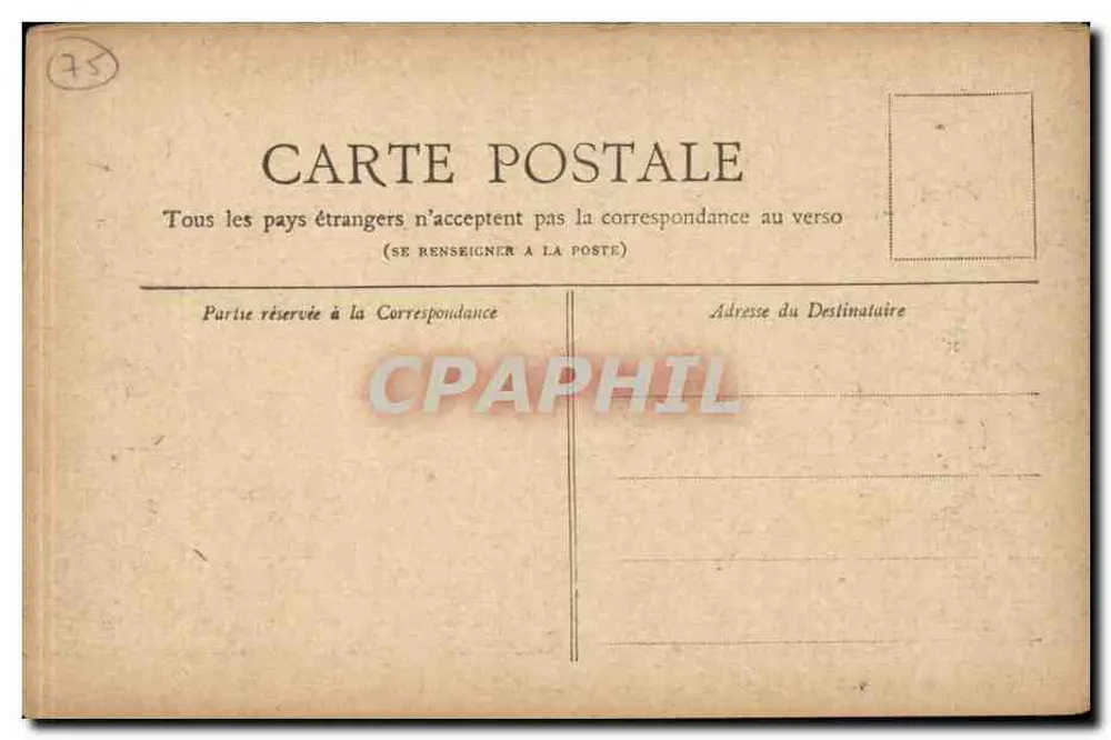 Paris — Ansicht der Seine (Aussicht vom Louvre) — Sammlung Petit Journal - Rückseite
