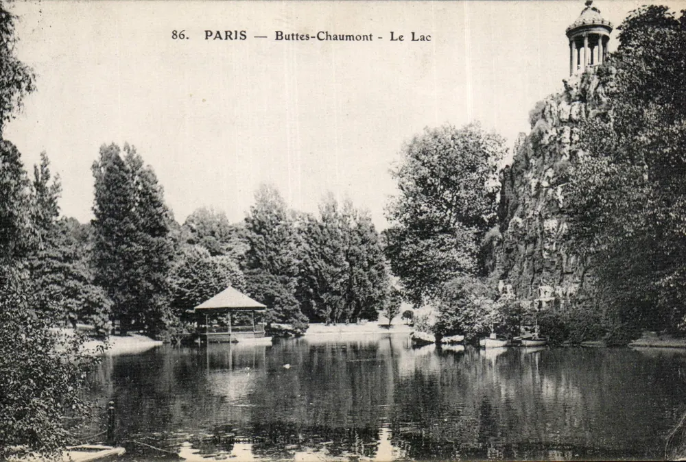 PARIS — Buttes-Chaumont — Het meer — Onbekende uitgever, n° 86 - Voorkant