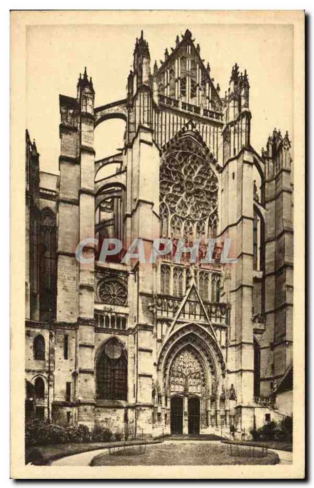 Beauvais — A Catedral, lado Norte — coll. Deburck - Frente