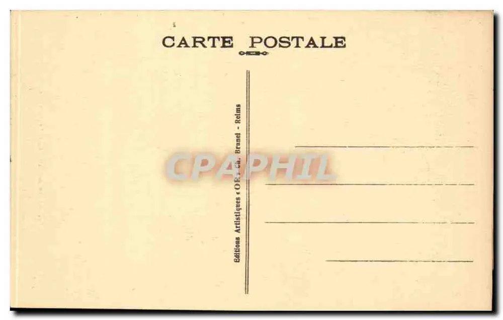 Nossa Senhora de L'Épine — O Transepto — Edições Artísticas OP.2 Ca. Brunel - Reims - Verso