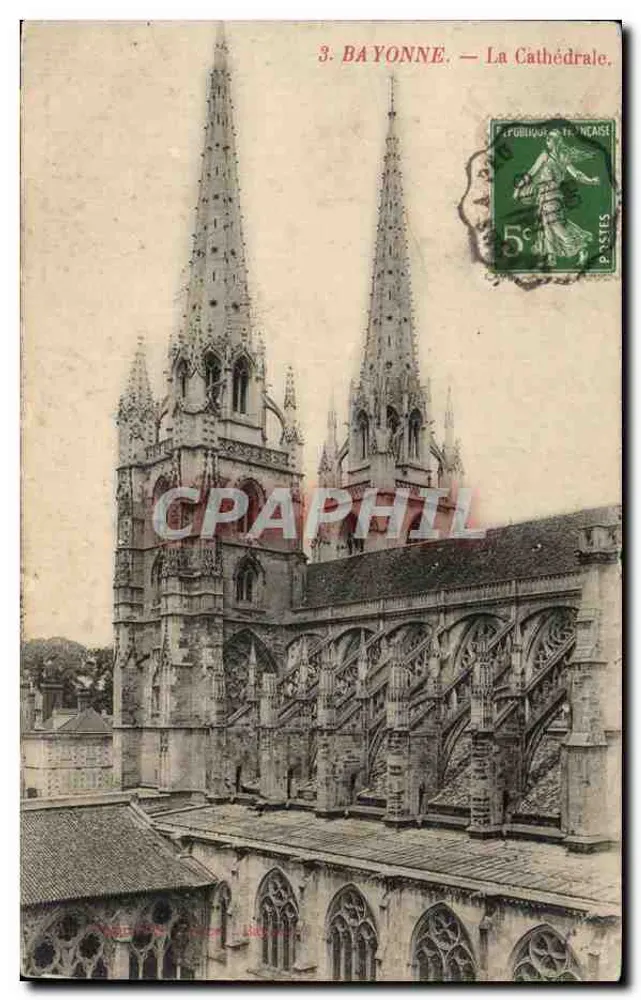 Bayonne — A Catedral — Editor desconhecido, n°3 - Frente
