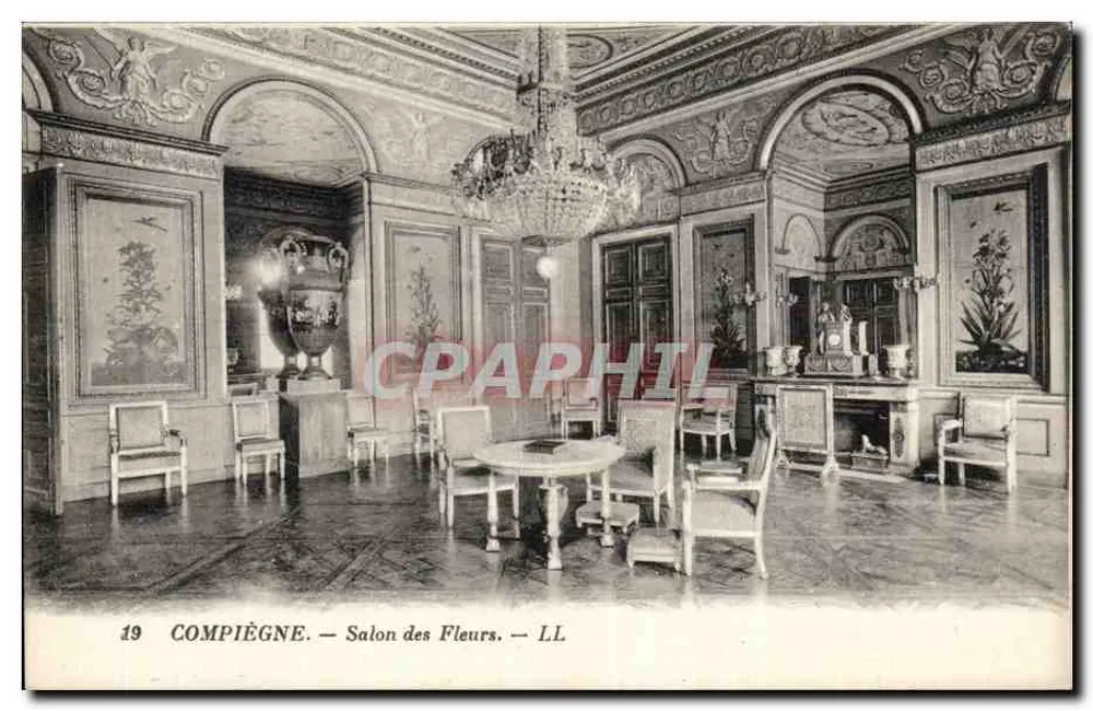 Compiègne — Sala dos Flores — LL - Frente
