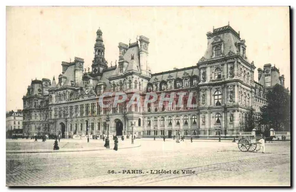 Paryż — Hôtel de Ville — nr serii 56 - Awers