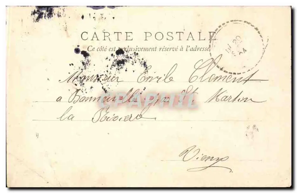 A Porta Saint-Martin — vista sul — Camarano, n°66 - Verso