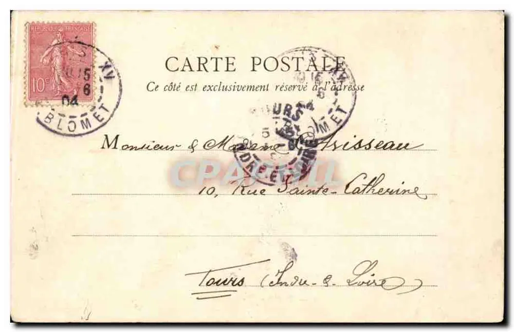 Paris — Porta Saint-Denis — E.R. Paris, n°117 - Verso