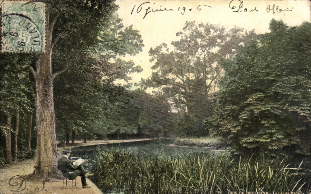 Bois de Boulogne — See Madrid — Verleger D. J. n°20 - Vorderseite