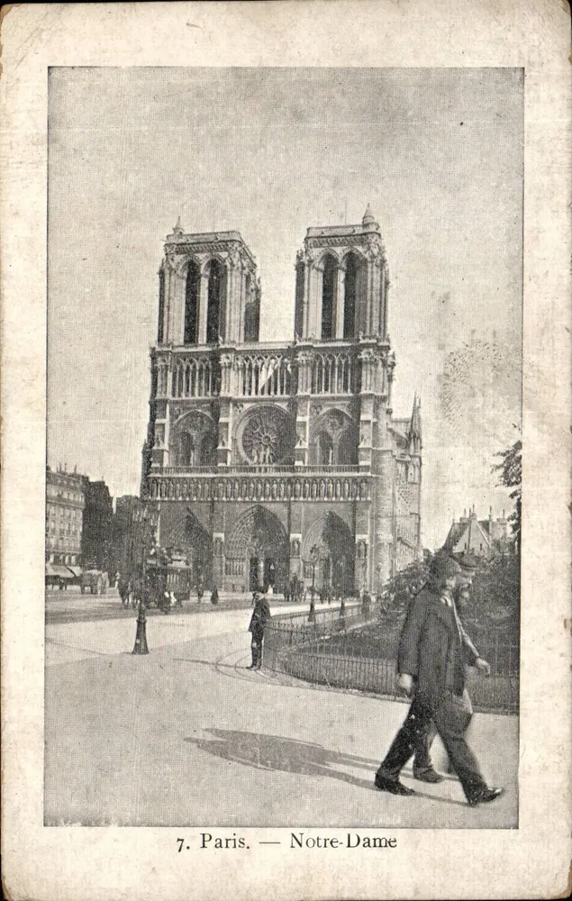 Paris — Catedral de Notre-Dame — Coleção do Petit Parisien, n° 7 - Frente
