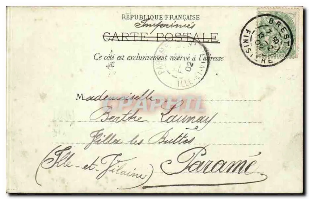 Boulevard e Fontana Saint-Michel — Parigi — editore Parigi 85 - Verso