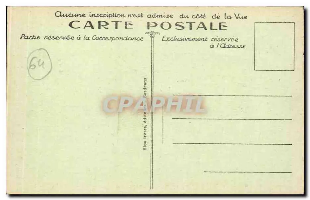 Hendaye-Plage (Côte Basque) — O Sanatório — Vista geral — B. R. - Verso