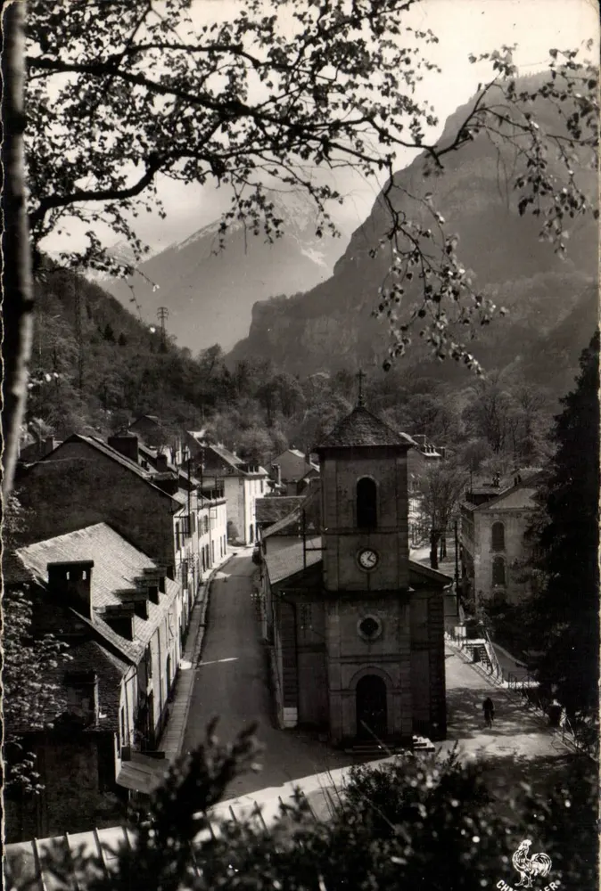 Eaux-Chaudes — Vista parcial — Edições Charrièter, Pau - Frente
