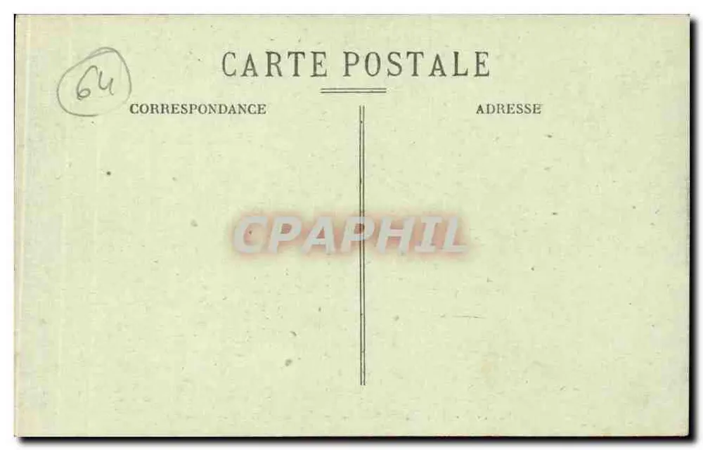 Bétharram-Lestelle — O Gave e as Montanhas — Carrache, editor, Pau - Verso