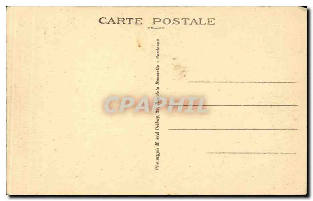 Cambo-les-Bains (B.P.) — Hotel Bellevue, Ansicht vom Park — Yolled - Rückseite