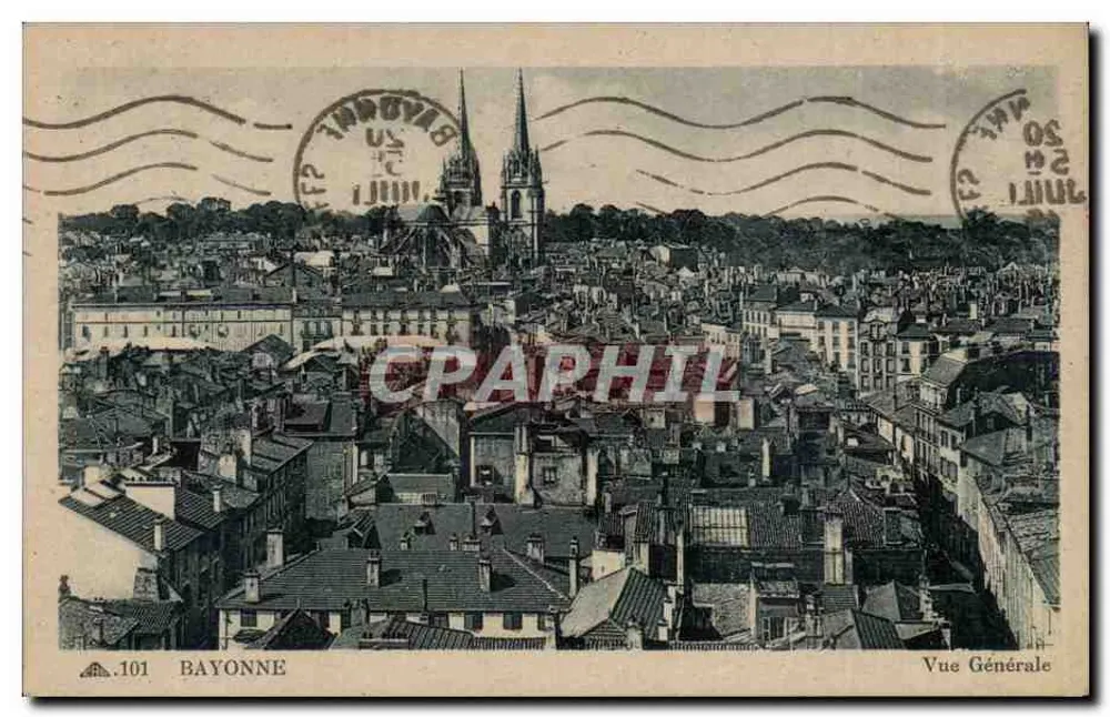 Bayonne — Vista Geral — Editor não identificado, n° de série .101 - Frente