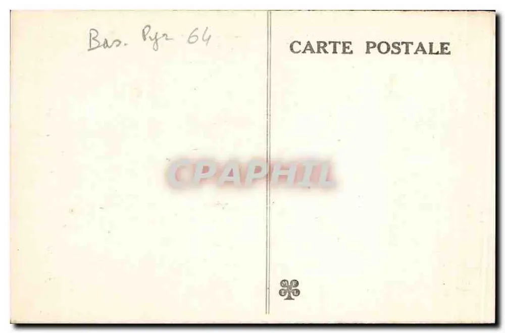Eaux-Chaudes — Ponte do Hourat — n° de série 651 - Verso