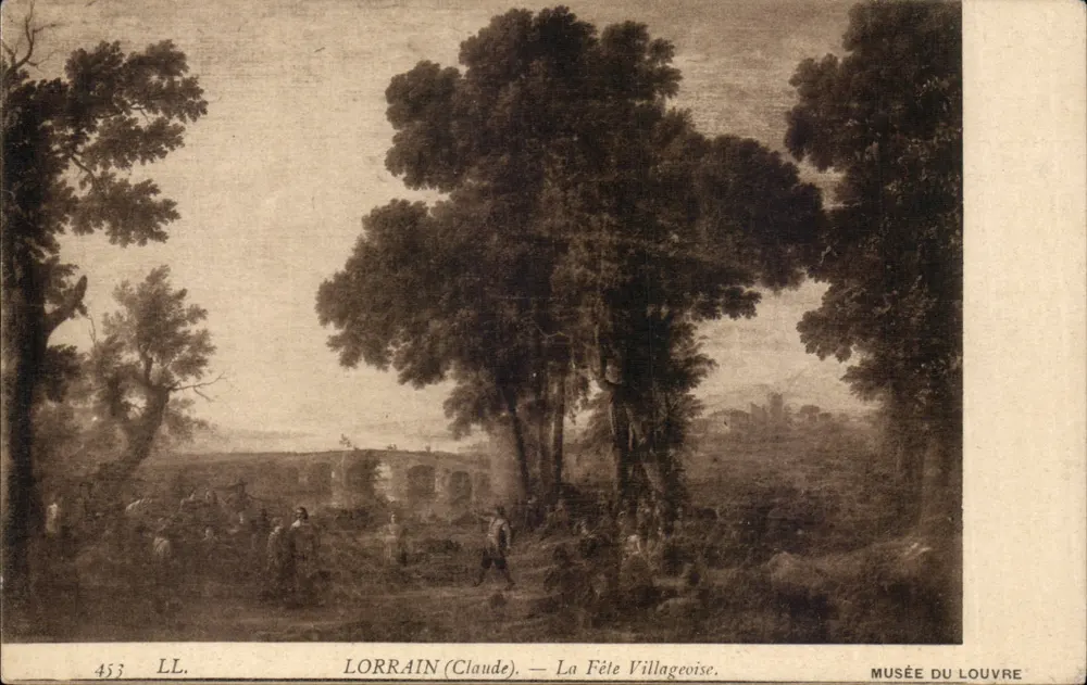 Lorrain (Claude) — A Festa do Povo — Museu do Louvre - Frente