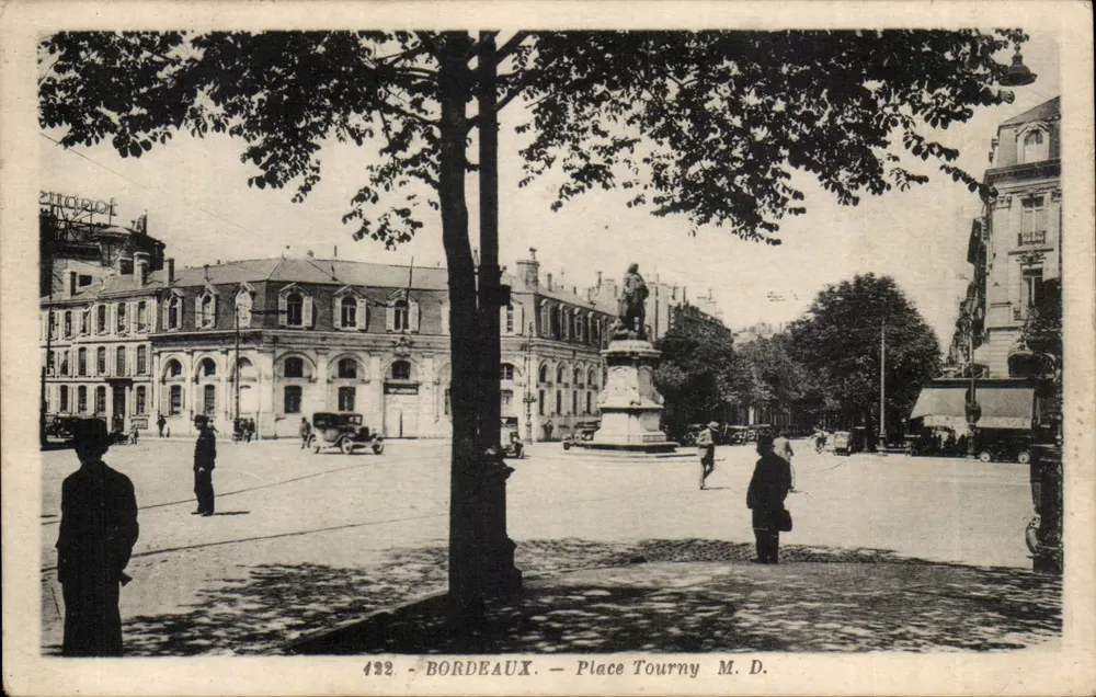 Bordeaux — Place Tourny — M.D. — Fototipia M.D. - Frente