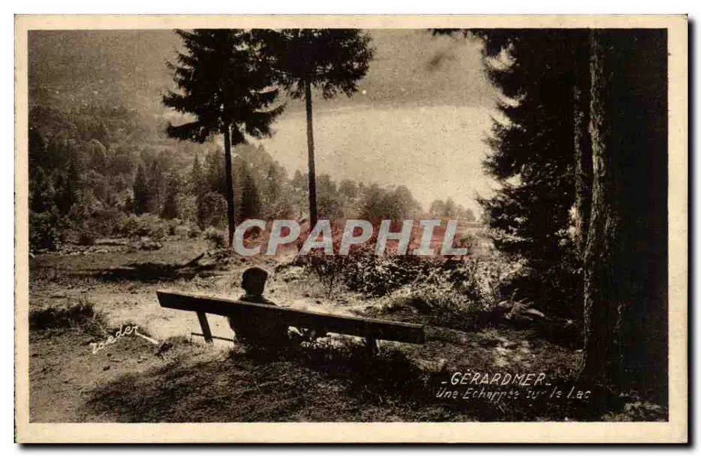 Gérardmer — Uma Vista sobre o Lago — Rieder - Frente