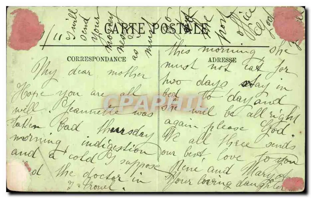 Rouen — La Pierre Runique, Jardin des Plantes — éditeur LL - Rückseite