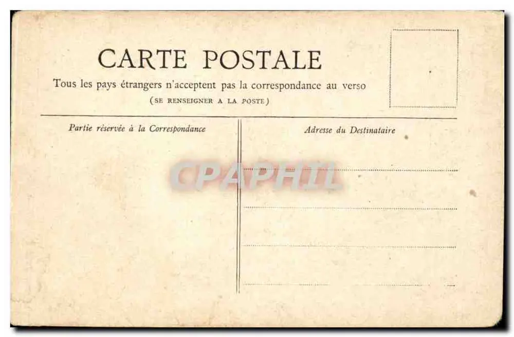 Praça da República — Paris — Coleção Petit Journal - Verso