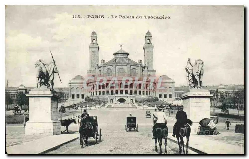 Paris - O Palácio do Trocadéro — Graphil, n° 115 - Frente