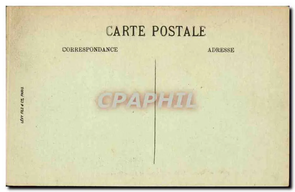 Paris — Île Saint-Louis — Quai d'Orléans und Notre-Dame — Lévy Fils & Cie, Paris, Nr. 674 - Rückseite