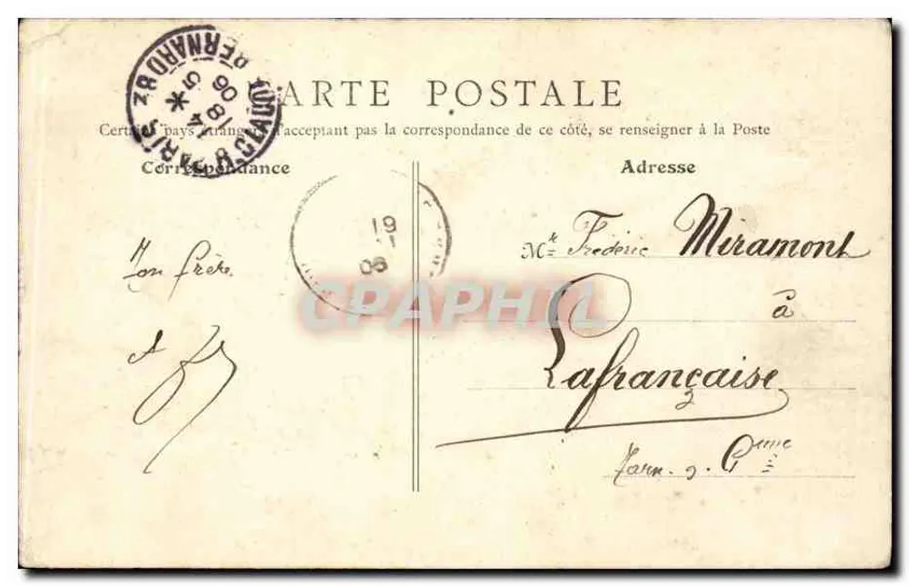 Paris - Quai und Hafen des Rathauses — B.F. Paris, n°81 - Rückseite