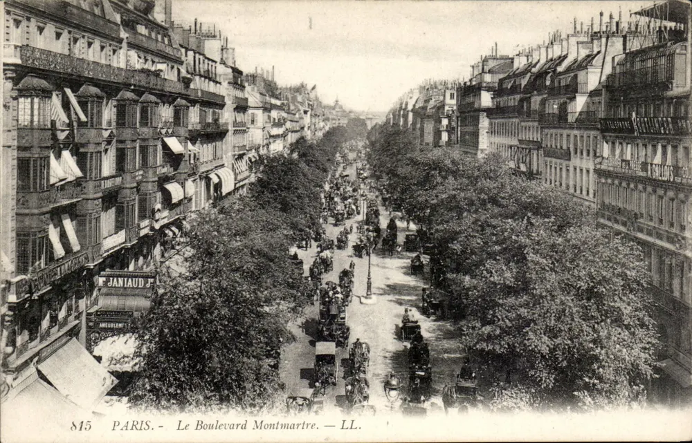 Paris — Le Boulevard Montmartre — LL. — n° 815 - Frente