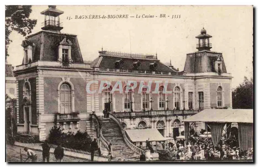 Bagnères-de-Bigorre — O Casino — BR - 3355 - Frente