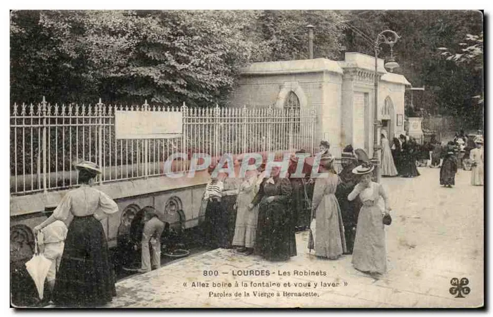Lourdes — Kraniki — Słowa Najświętszej Panny Maryi do Bernadett - Awers
