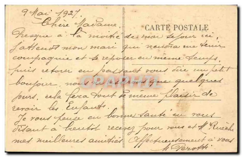 SALIES-de-BEARN — Alte Häuser am Saleys — Verlag M.A.T. n°8 - Rückseite