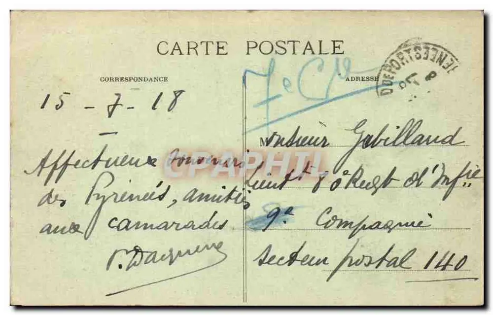 Saint-Jean-Pied-de-Port — Allgemeiner Blick auf Ispoure — C.C. 58 - Rückseite