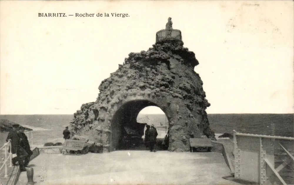 Biarritz — Rocher de la Vierge — Editor desconhecido, número de série não visível - Frente