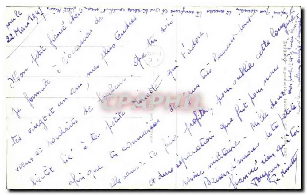 Zwei Herzen, eine Liebe — Hochzeit — PC Paris 5925 - Rückseite