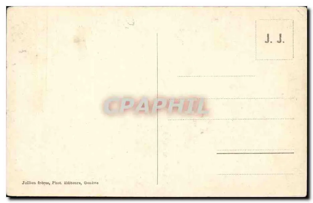 Gorges do Durnand — vista das quedas e do caminho — J.J. 5188 - Verso