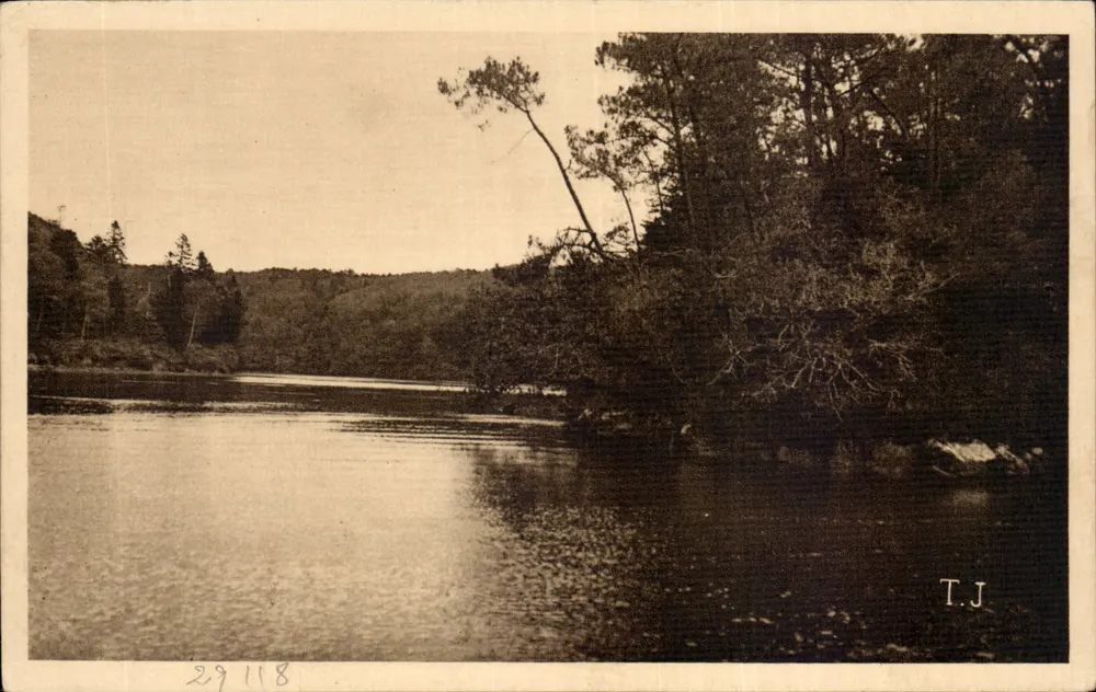 Fluss des Odet — Trou à Feu in Richtung des Bischofsstuhls — Édition Toulles Bénodet - Vorderseite