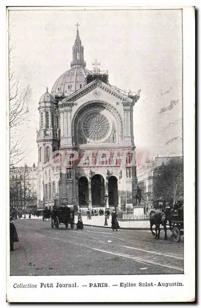 Paris — Igreja de São Agostinho — Coleção Petit Journal - Frente