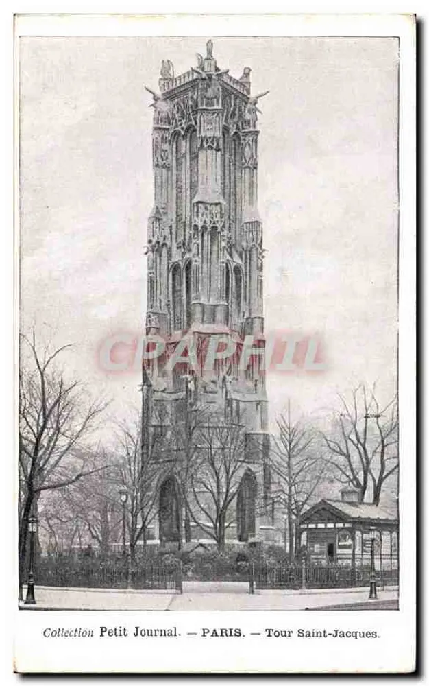 Paris — Torre Saint-Jacques — Coleção Petit Journal - Frente