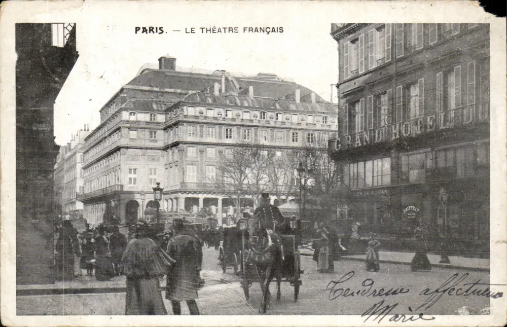 Parigi — Il Teatro Francese — Editore: Marie - Recto