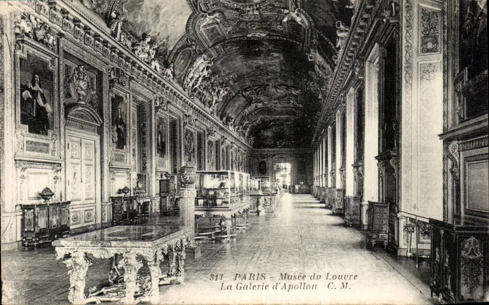 Paris - Louvre-Museum - Die Galerie Apollon — C. M. n° 311 - Vorderseite