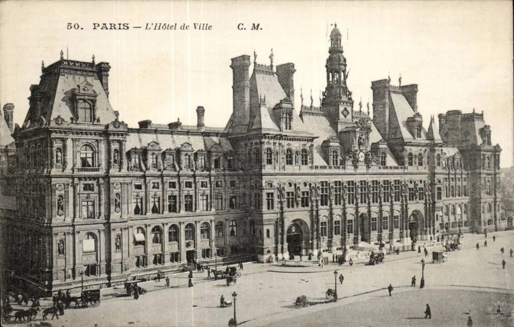 Paris — O Hotel de Ville — G. M. n°50 - Frente