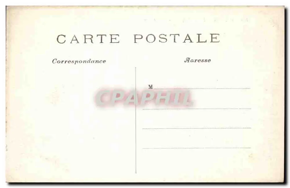 Paris — O Hotel de Ville — G. M. n°50 - Verso