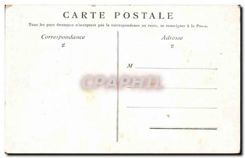 Paris — O Pont du Change — editor não identificado, número de série não visível - Verso