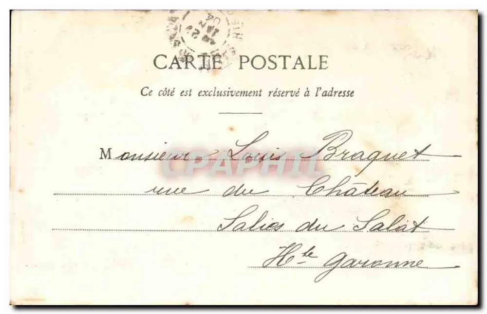 Biarritz - Il Porto dei Pescatori — Cliché Mondinaud, editore Hartey - Verso