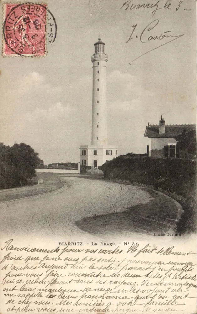 Biarritz - O Farol - N° 34 - Cliché Ouvrard - Frente
