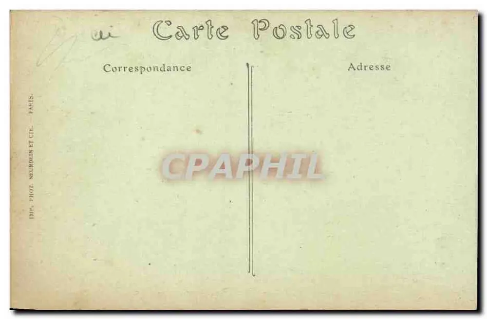 Pau — Ansicht des Schlosses und des Gaves — ND. Phot. - Rückseite
