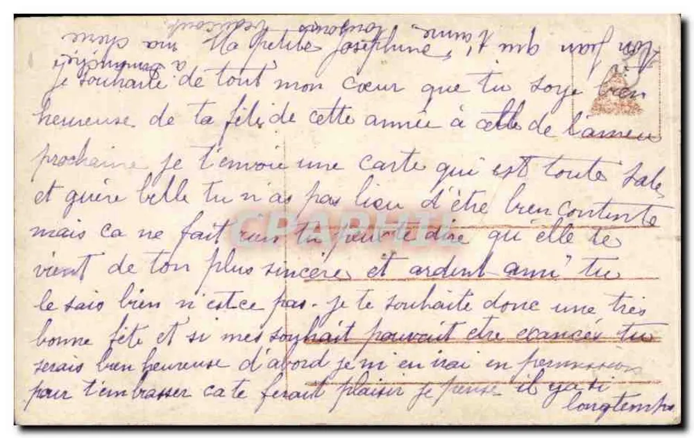 Paar in Abendkleidung — Frohe Feier — Verlag H. 6851/s - Rückseite