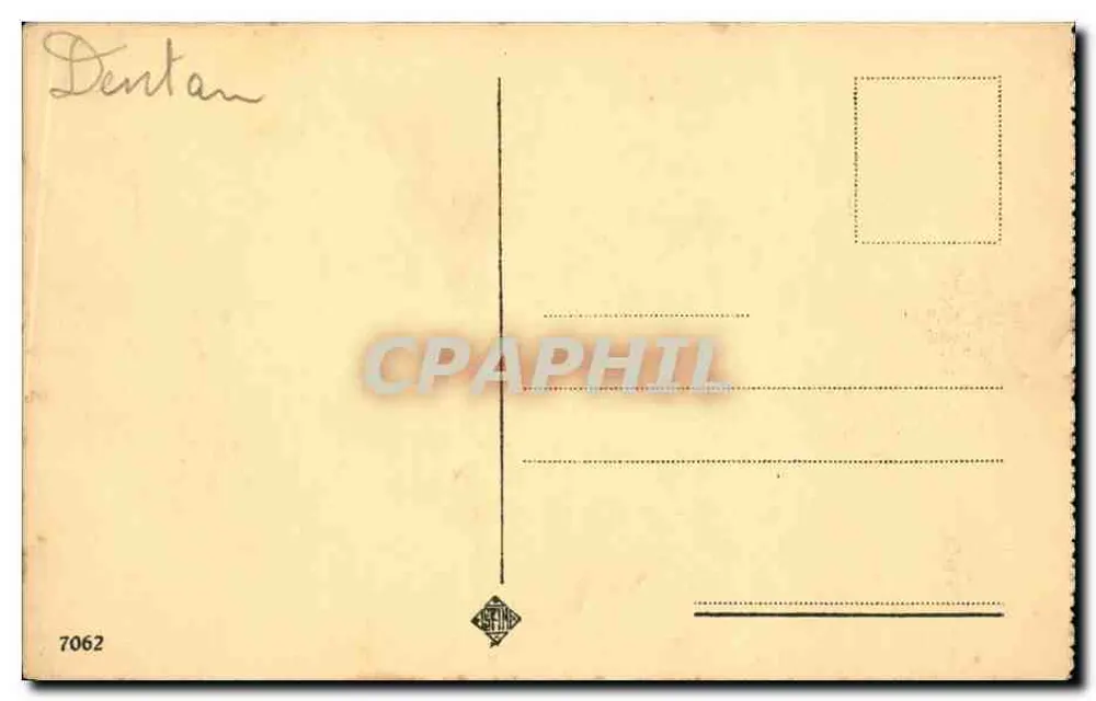 Rom - Tor von Konstantin — Verlag Dentan, Seriennummer 7062 - Rückseite