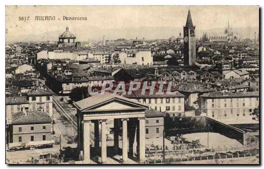 Milano - Panorama — n° de série 3617 - Recto