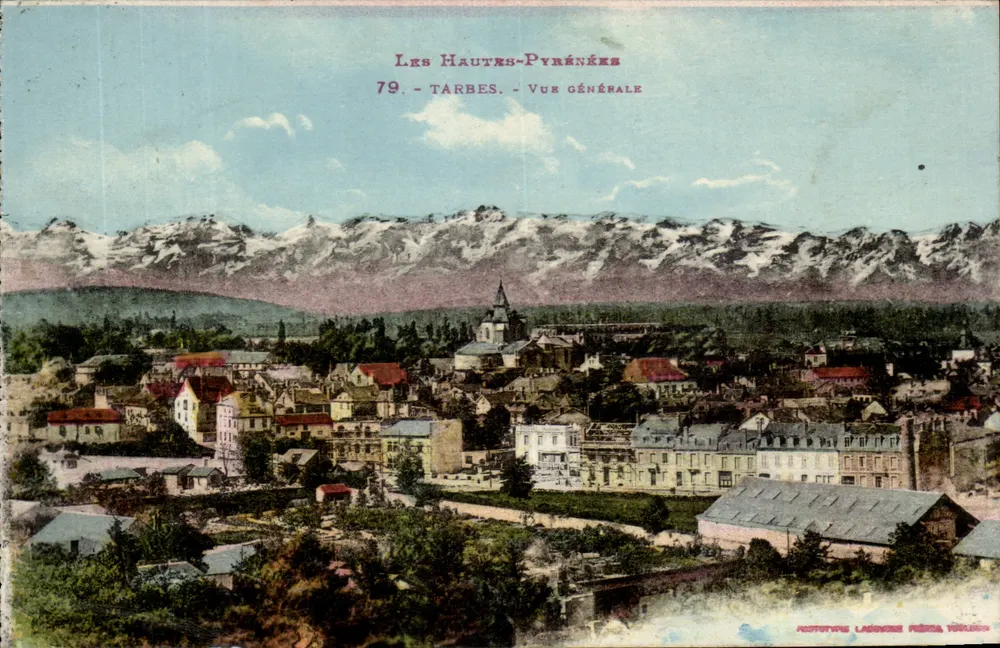 TARBES - Vista geral — Les Hautes-Pyrénées, 79 — Fototipia LAGUNES FRÈRES TÉLÉLAC - Frente